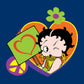 Betty Boop Hippy Heart Sign Men's Hooded Sweatshirt