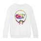 Betty Boop Hippy Hoop Heart Kids Sweatshirt