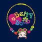 Betty Boop Hippy Hoop Heart Kids Hooded Sweatshirt
