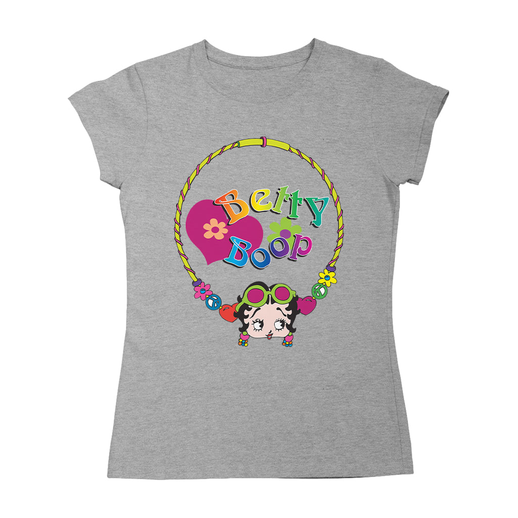 Betty Boop Hippy Hoop Heart Women's T-Shirt