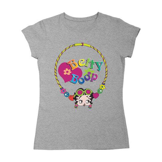 Betty Boop Hippy Hoop Heart Women's T-Shirt