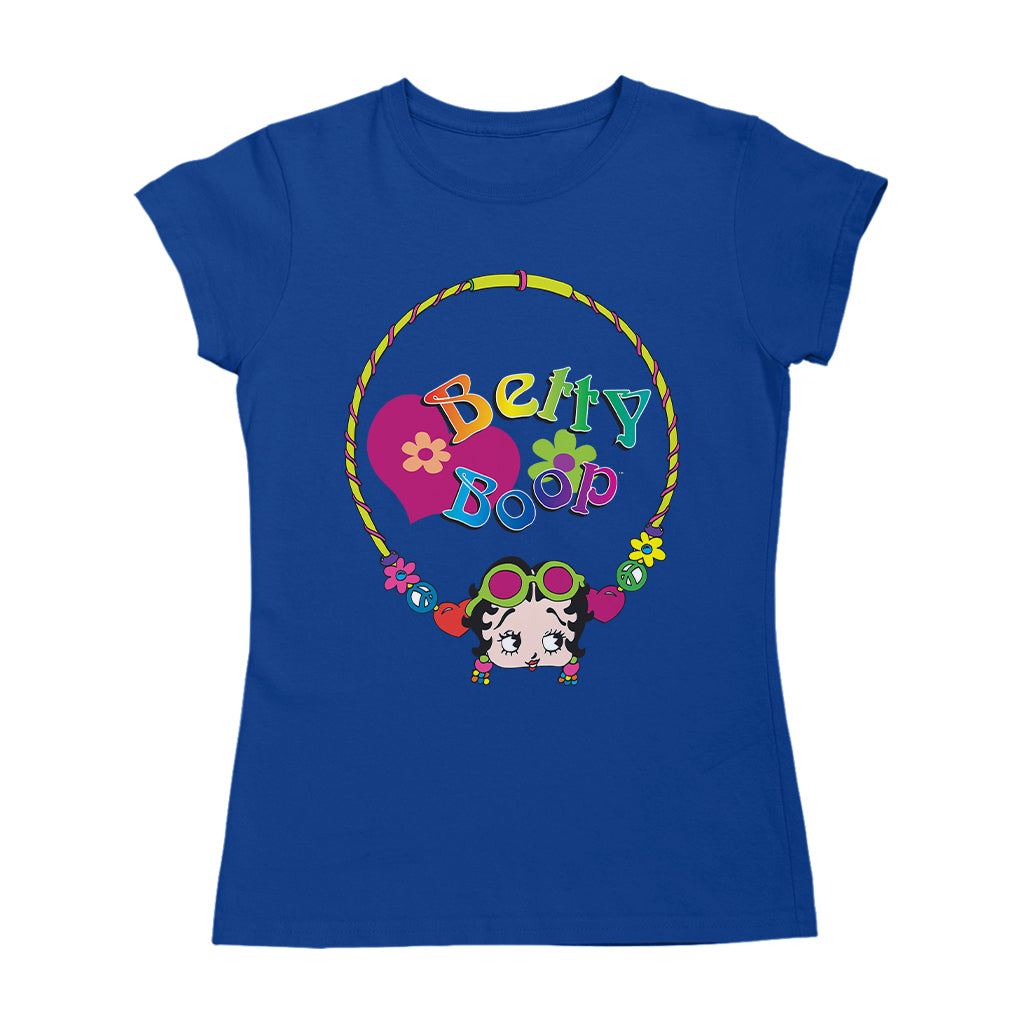 Betty Boop Hippy Hoop Heart Women's T-Shirt
