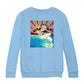 Betty Boop Surfer Betty Riding Wave Kids Sweatshirt