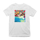 Betty Boop Surfer Betty Riding Wave Kids T-Shirt