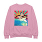 Betty Boop Surfer Betty Riding Wave Men's Sweatshirt