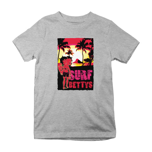 Betty Boop Surf Bettys Sunset Kids T-Shirt