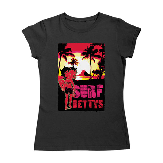 Betty Boop Surf Bettys Sunset Women's T-Shirt