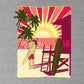 Betty Boop Sunset Beach Surfer Men's T-Shirt
