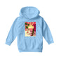 Betty Boop Sunset Beach Surfer Kids Hooded Sweatshirt