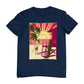 Betty Boop Sunset Beach Surfer Men's T-Shirt
