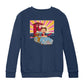 Betty Boop Beach Pin Up Surf Car Kids Sweatshirt