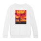 Betty Boop Surf Maui Surfboard Kids Sweatshirt