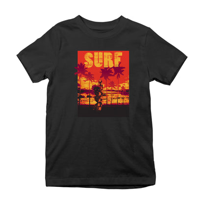 Betty Boop Surf Maui Surfboard Kids T-Shirt
