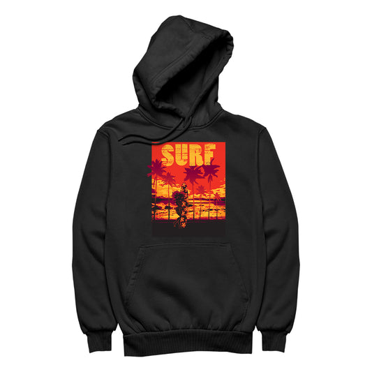 Betty Boop Surf Maui Surfboard Women's Hooded Sweatshirt
