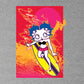 Betty Boop Surfing Sunset Wave Art Kids T-Shirt