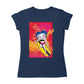 Betty Boop Surfing Sunset Wave Art Women's T-Shirt