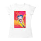 Betty Boop Surfing Sunset Wave Art Women's T-Shirt