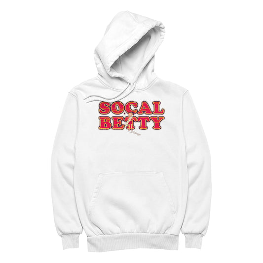 Betty Boop Socal Surfer Betty Men's Hooded Sweatshirt