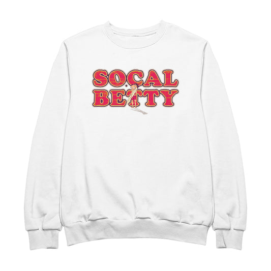Betty Boop Socal Surfer Betty Women's Sweatshirt