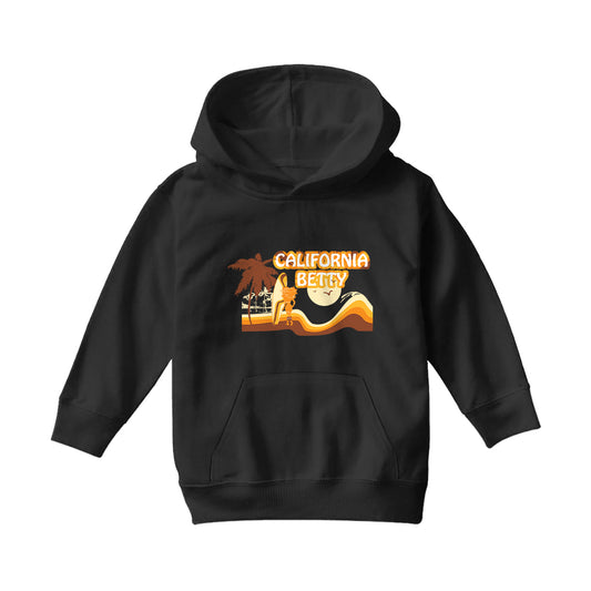 Betty Boop California Sunset Kids Hooded Sweatshirt