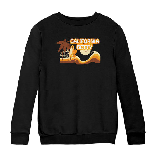 Betty Boop California Sunset Kids Sweatshirt