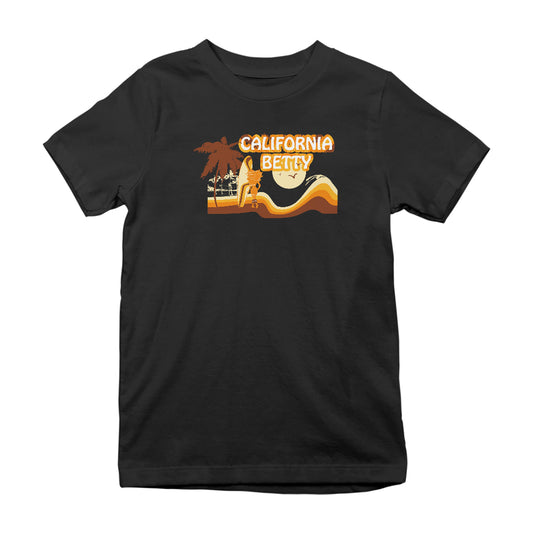 Betty Boop California Sunset Kids T-Shirt