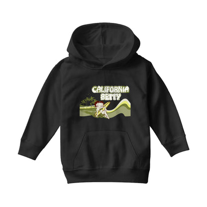 Betty Boop California Betty Beach Kids Hooded Sweatshirt