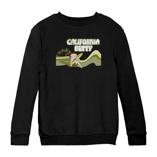 Betty Boop California Betty Beach Kids Sweatshirt