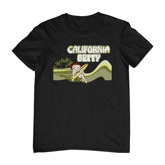 Betty Boop California Betty Beach Men's T-Shirt