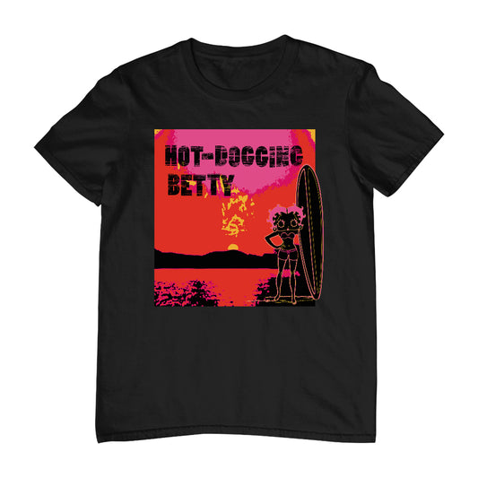Betty Boop Hot Dogging Surfer Betty Men's T-Shirt