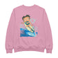 Betty Boop Flower Surfing Wave Women's Sweatshirt
