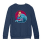 Betty Boop Surfing Big Wave Kids Sweatshirt