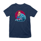 Betty Boop Surfing Big Wave Kids T-Shirt