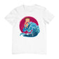 Betty Boop Surfing Big Wave Men's T-Shirt