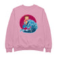 Betty Boop Surfing Big Wave Women's Sweatshirt