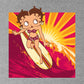 Betty Boop Sunset Surfer Men's Hooded Sweatshirt