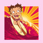 Betty Boop Sunset Surfer Women's T-Shirt