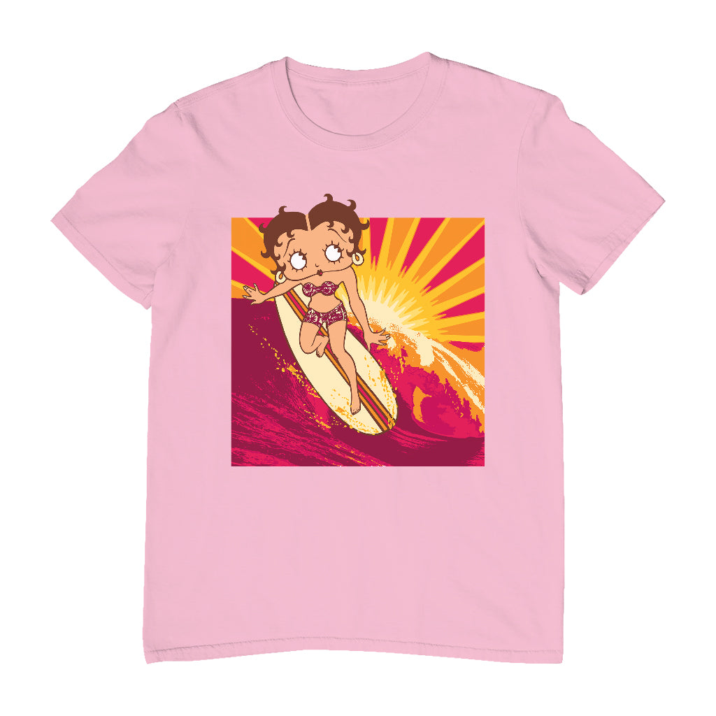 Betty Boop Sunset Surfer Men's T-Shirt