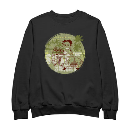Betty Boop Surf Bunny California Women's Sweatshirt