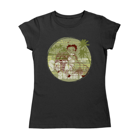 Betty Boop Surf Bunny California Women's T-Shirt