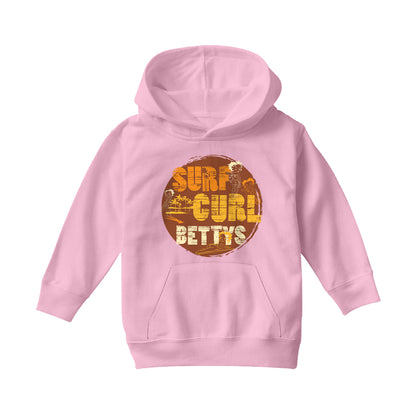 Betty Boop Surf Curls Beach Kids Hooded Sweatshirt
