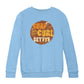 Betty Boop Surf Curls Beach Kids Sweatshirt