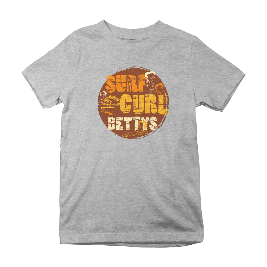 Betty Boop Surf Curls Beach Kids T-Shirt