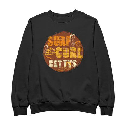 Betty Boop Surf Curls Beach Men's Sweatshirt