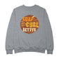 Betty Boop Surf Curls Beach Men's Sweatshirt