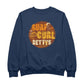 Betty Boop Surf Curls Beach Men's Sweatshirt