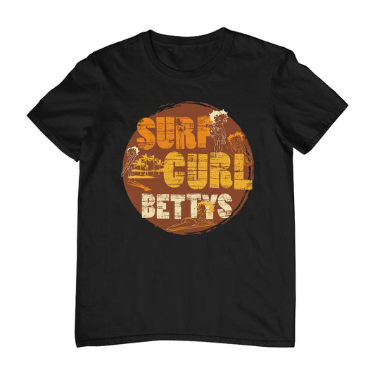 Betty Boop Surf Curls Beach Men's T-Shirt