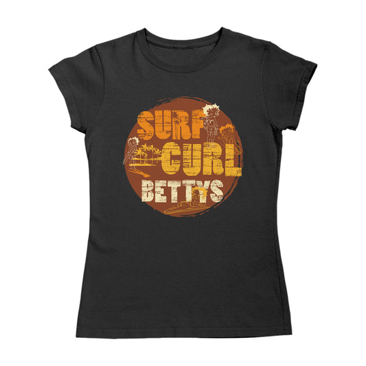 Betty Boop Surf Curls Beach Women's T-Shirt