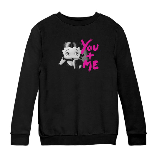 Betty Boop Doll You And Me Kids Sweatshirt