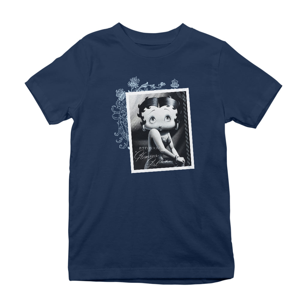 Betty Boop Portrait Glamour Girl Kids T-Shirt